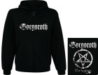 mikina s kapucí a zipem Gorgoroth - Pentagram
