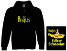 mikina s kapucí a zipem The Beatles - Yellow Submarine