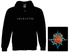 mikina s kapucí a zipem Amaranthe Logo