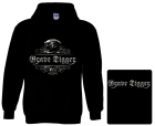 mikina s kapucí Grave Digger logo