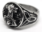 ocelový prsten Thorovo kladivo II