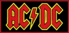 nášivka AC/DC - red yellow