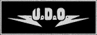 nášivka nápis U.D.O. - Logo