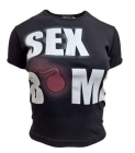 černé dětské dívčí  triko Sex bomb
