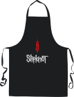 Laclová zástěra s výšivkou Slipknot - logo I