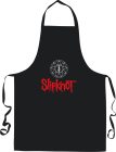 Laclová zástěra s výšivkou Slipknot - logo II