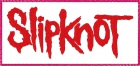 bílá nášivka Slipknot