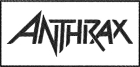 bílá nášivka Anthrax