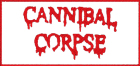 bílá nášivka Cannibal Corpse