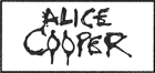 bílá nášivka Alice Cooper