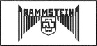 bílá nášivka Rammstein - wings