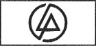 bílá nášivka Linkin Park - logo