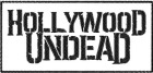 bílá nášivka Hollywood Undead