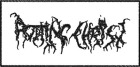 bílá nášivka Rotting Christ - old logo