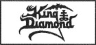 bílá nášivka King Diamond