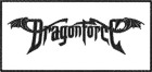 bílá nášivka Dragonforce