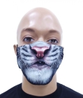 rouška, obličejová maska - Bílý tygr