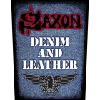 nášivka na záda Saxon - Denim & Leather