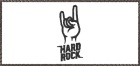 bílá nášivka Hard Rock