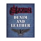 nášivka Saxon - Denim and Leather