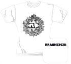 bílé dámské triko Rammstein - logo