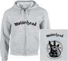 šedivá mikina s kapucí a zipem Motörhead - Everything Louder