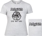 šedivé dámské triko Nasum - Eye See Lies