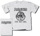 šedivé pánské triko Nasum - Eye See Lies