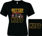 dámské triko Kiss - Hotter Than Hell