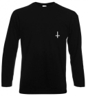 triko s dlouhým rukávem a výšivkou Obrácený kříž