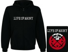 mikina s kapucí a zipem Life Of Agony