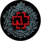 placka, odznak Rammstein - red logo