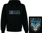 mikina s kapucí a zipem Nirvana - guitars