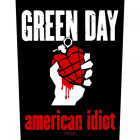 nášivka na záda, zádovka Green Day - American Idiot