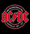 nášivka na záda, zádovka AC/DC - High Voltage Rock and Roll