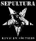 nášivka na záda, zádovka Sepultura - Live In Sao Paulo