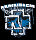 nášivka na záda, zádovka Rammstein - Chain logo