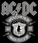 nášivka na záda, zádovka AC/DC - Let There Be Rock