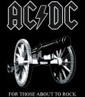 nášivka na záda, zádovka AC/DC - For Those About To Rock