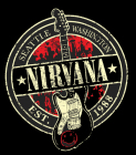 nášivka na záda, zádovka Nirvana - Seattle, Washington