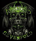 nášivka na záda, zádovka Avenged Sevenfold - Green Logo