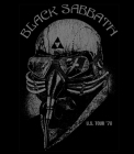 nášivka na záda, zádovka Black Sabbath - U.S.Tour 78