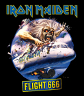 nášivka na záda, zádovka Iron Maiden - Flight 666
