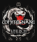 nášivka na záda, zádovka Whitesnake - Live 84