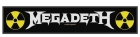 nášivka, nápis Megadeth - logo
