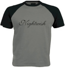 šedočerné triko Nightwish