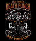 nášivka na záda, zádovka Five Finger Death Punch - Got Your Six