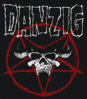 nášivka na záda, zádovka Danzig - pentagram