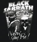 nášivka na záda, zádovka Black Sabbath - Never Say Die