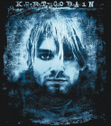 nášivka na záda, zádovka Kurt Cobain Nirvana - letter